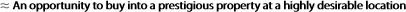 ≈ An opportunity to buy